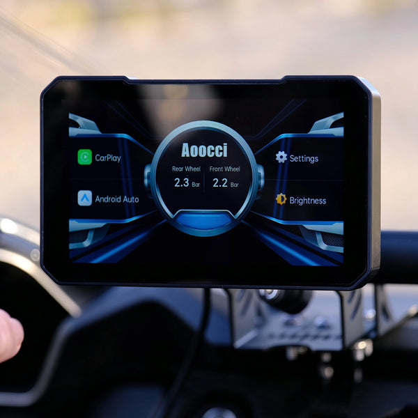 C3 Plus Motorrad Display mit Wireless CarPlay & Android Auto