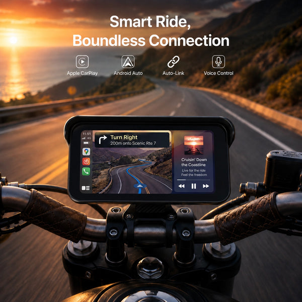 C6 Pro All-in-One Motorrad Dashcam mit GPS & Diebstahlschutz