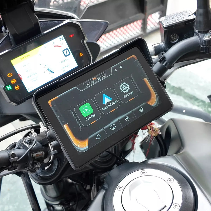 C7 7-Zoll-HD-Display für Motorrad-CarPlay und Android Auto