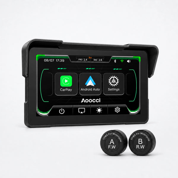 C7 7-Zoll-HD-Display für Motorrad-CarPlay und Android Auto