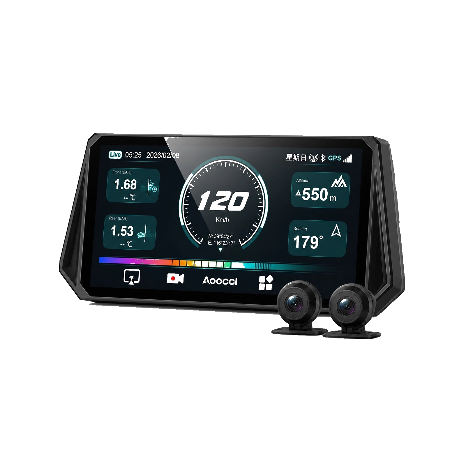 Aoocci D6A Ultrawide-System mit physischem Radar