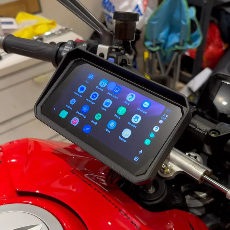 U6 / U7 Smart Motorrad-Navi: Android 14.0 mit 6-7 Zoll Touchscreen