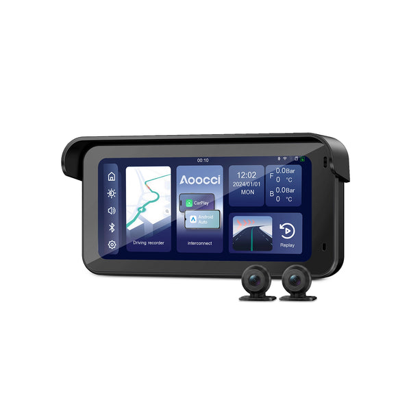 C6 Pro All-in-One Motorrad Dashcam mit GPS & Diebstahlschutz