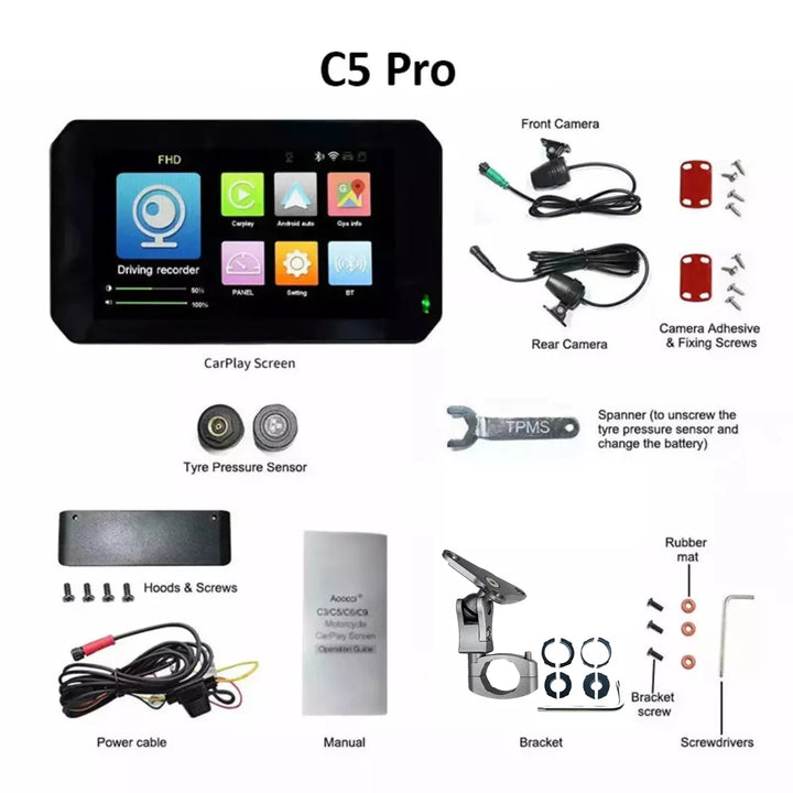 beste-motorrad-kamera-c5-pro-paket